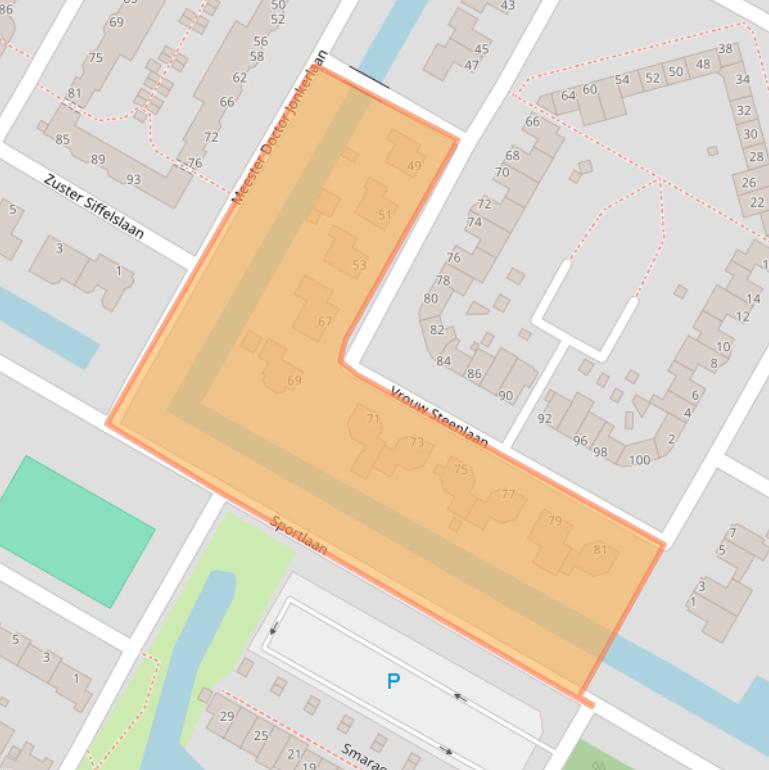 Kaart van postcodegebied 1761DR.