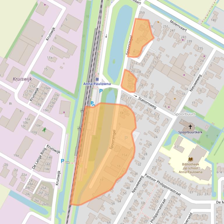 Kaart van postcodegebied 1761EA.
