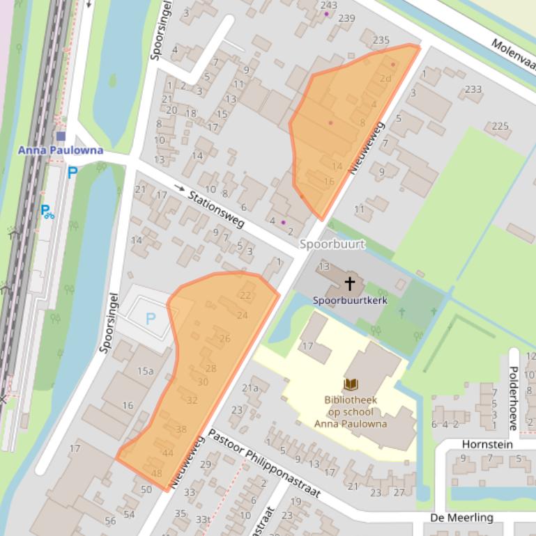 Kaart van postcodegebied 1761EH.