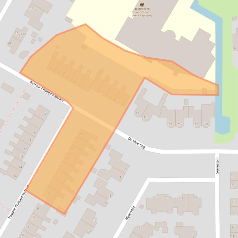 Kaart van postcodegebied 1761EK.