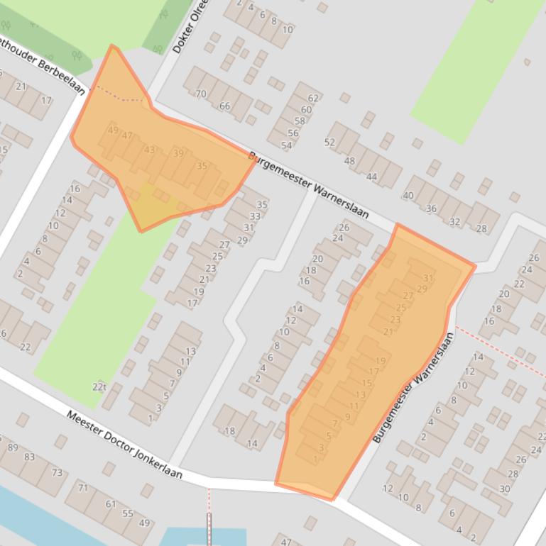 Kaart van postcodegebied 1761GE.