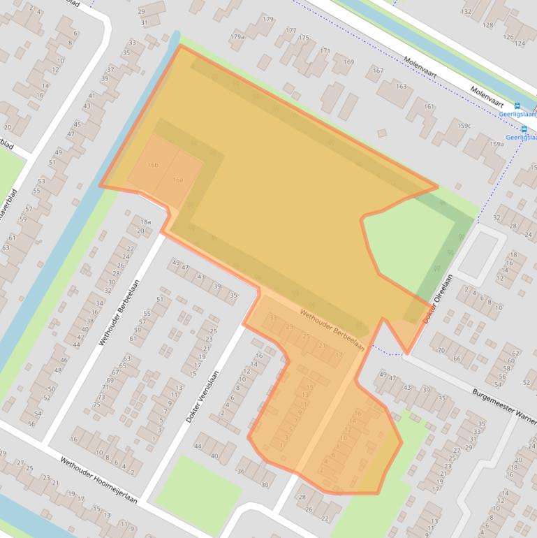 Kaart van postcodegebied 1761GN.