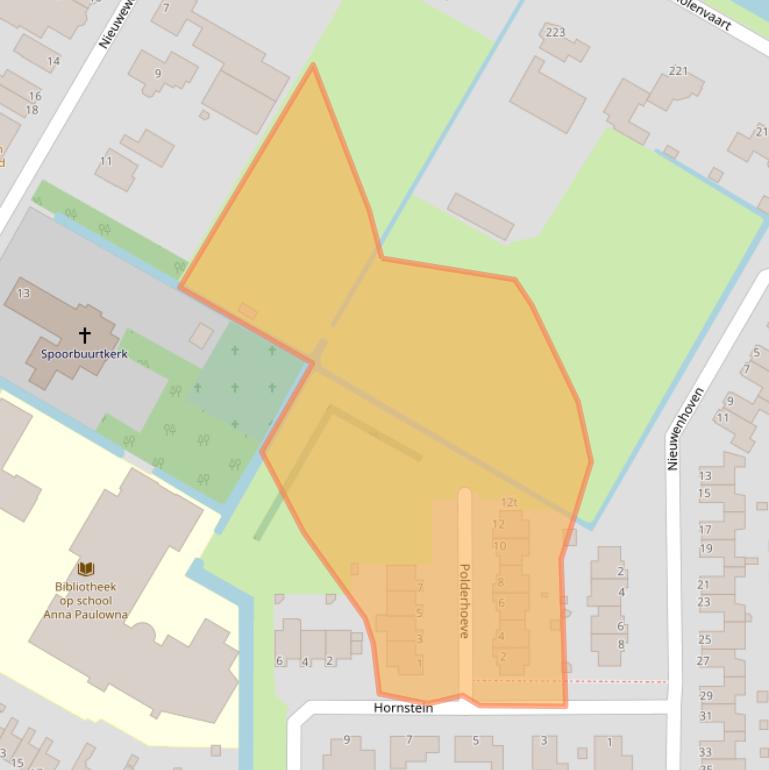 Kaart van postcodegebied 1761HT.