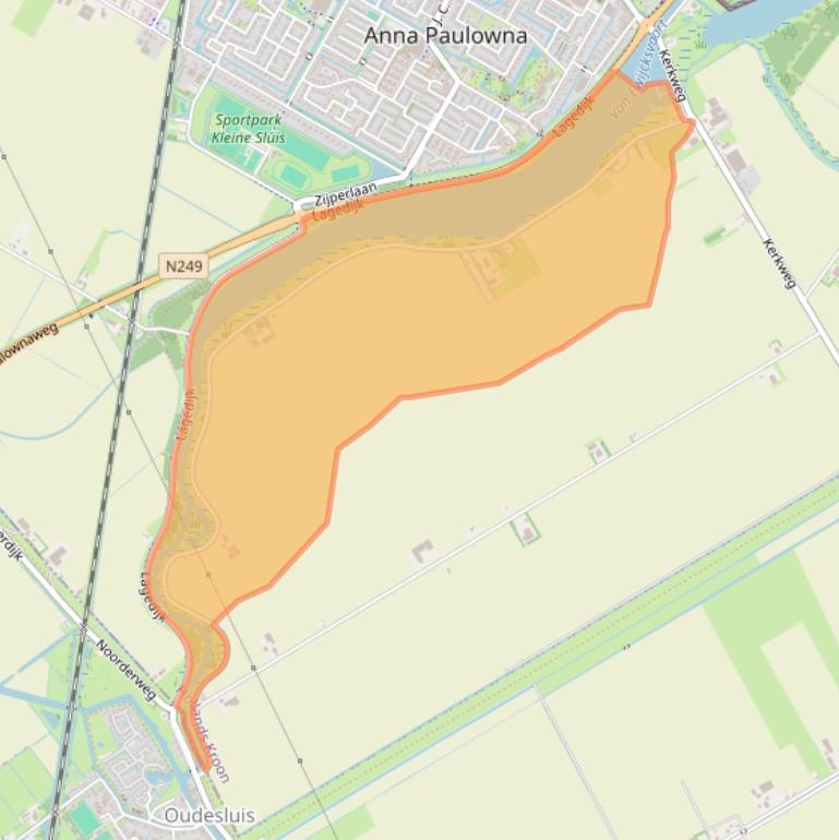 Kaart van postcodegebied 1761JB.