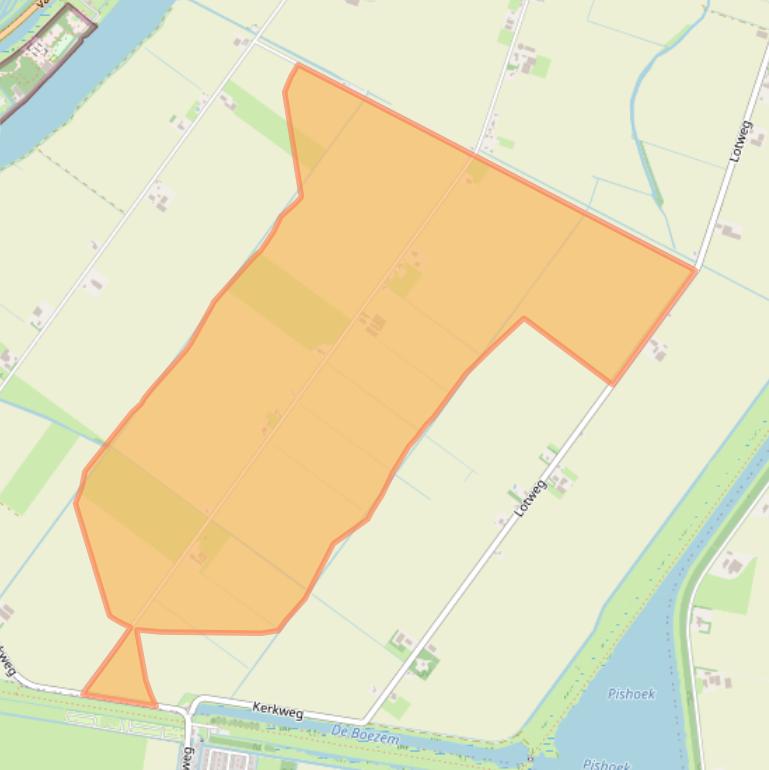 Kaart van postcodegebied 1761JJ.