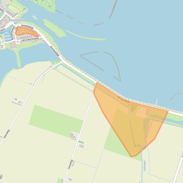 Kaart van postcodegebied 1761JP.