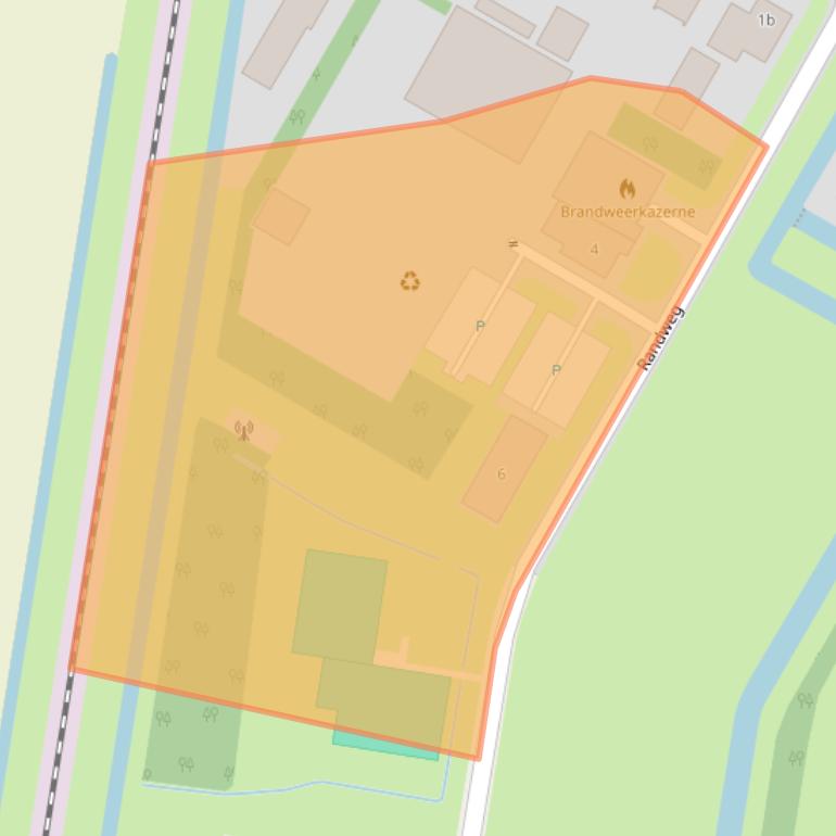 Kaart van postcodegebied 1761LR.