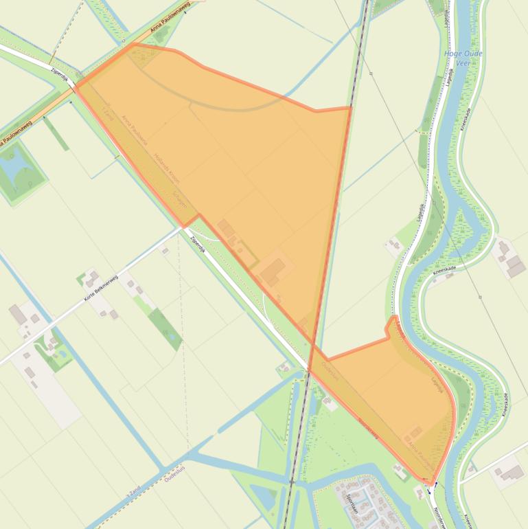 Kaart van postcodegebied 1761PB.