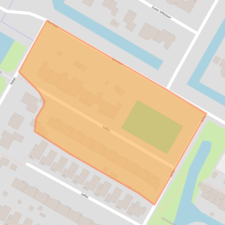 Kaart van postcodegebied 1761VD.