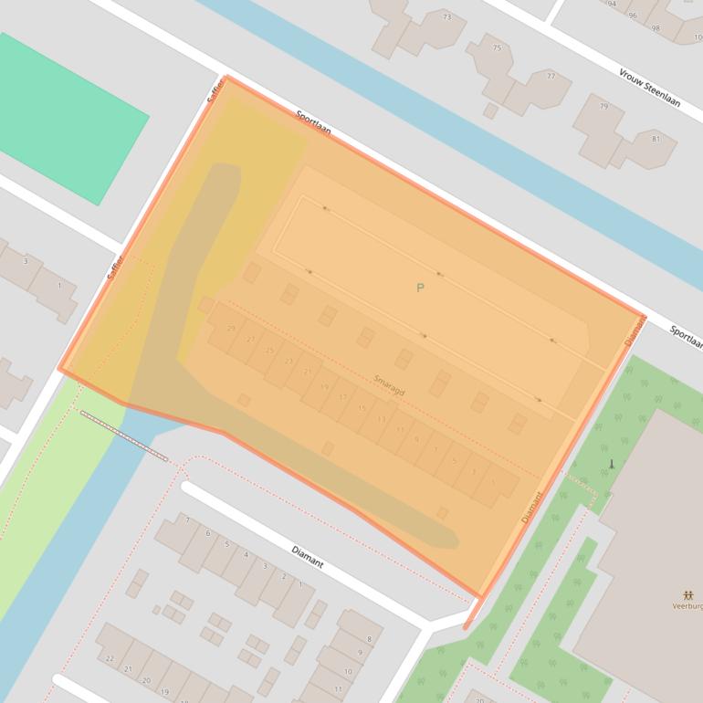 Kaart van postcodegebied 1761VL.