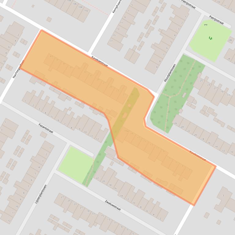 Kaart van postcodegebied 1761XP.