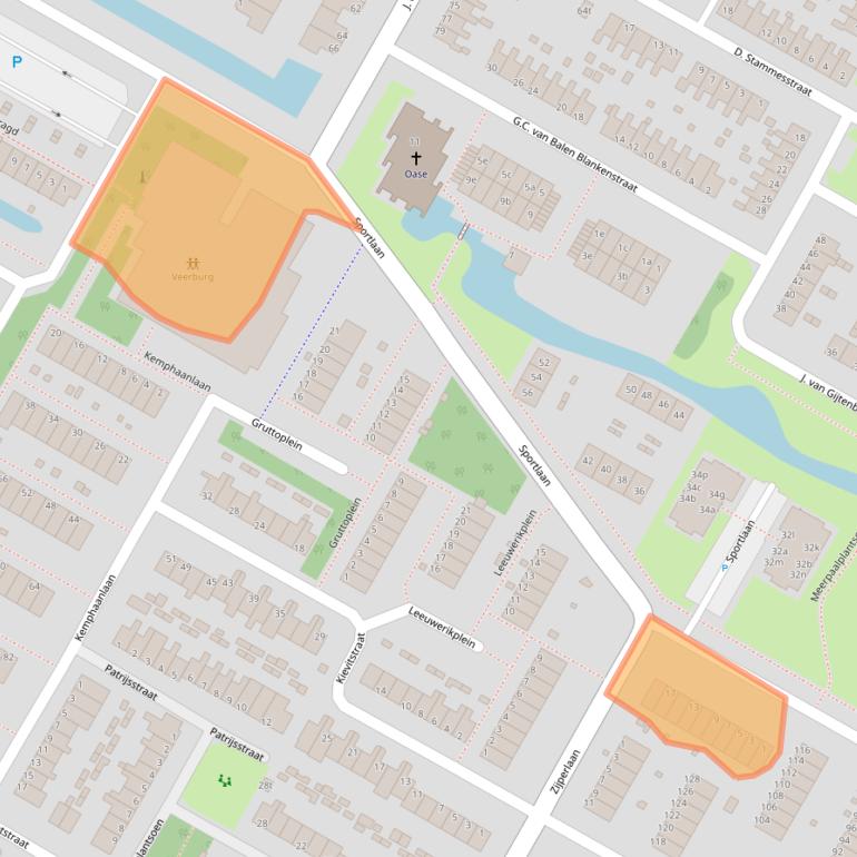 Kaart van postcodegebied 1761ZA.