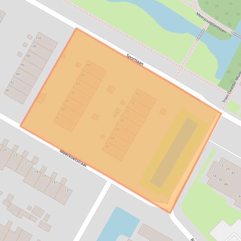 Kaart van postcodegebied 1761ZH.