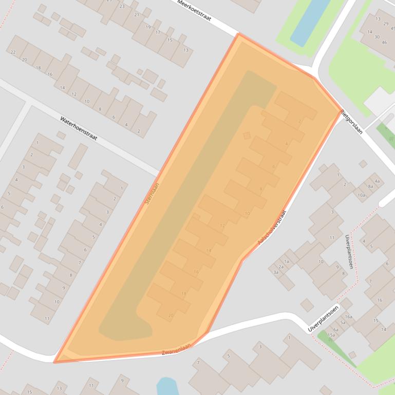 Kaart van postcodegebied 1761ZL.