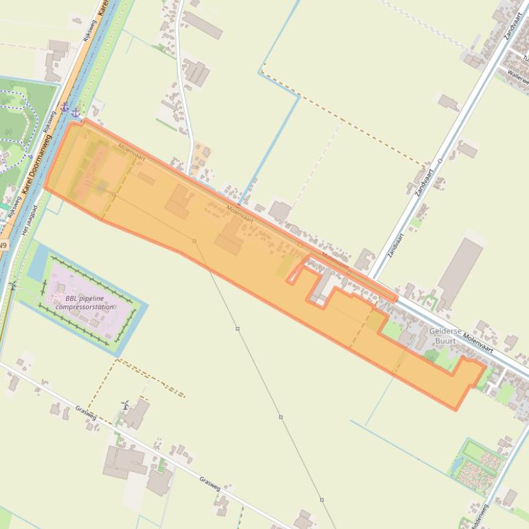 Kaart van postcodegebied 1764AV.
