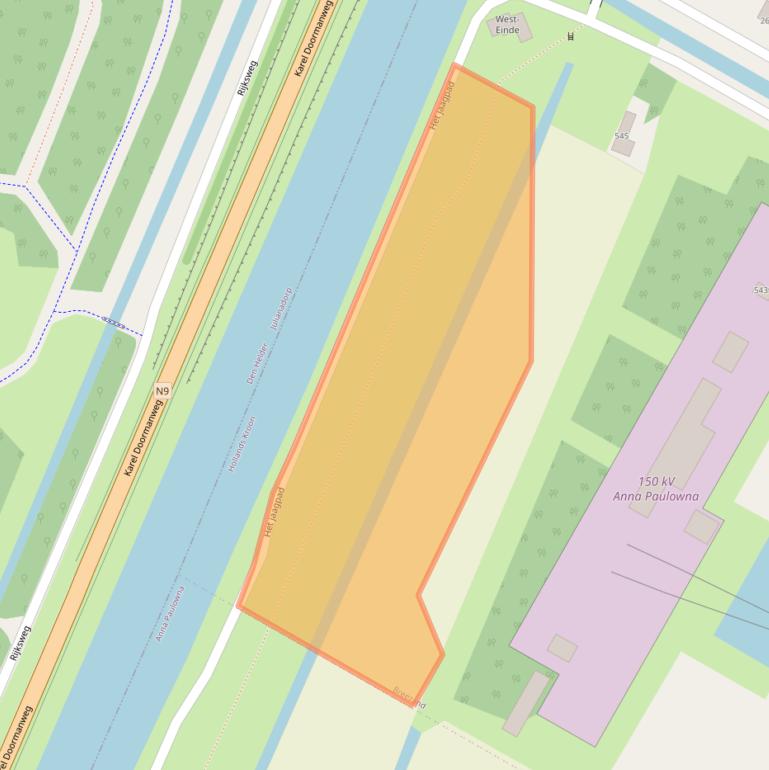 Kaart van postcodegebied 1764AZ.