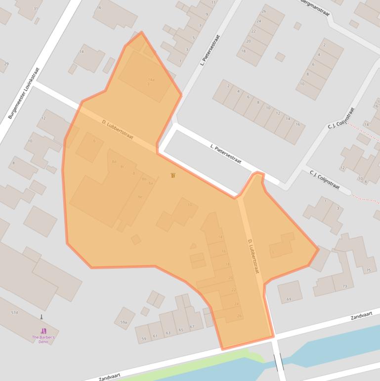 Kaart van postcodegebied 1764GZ.