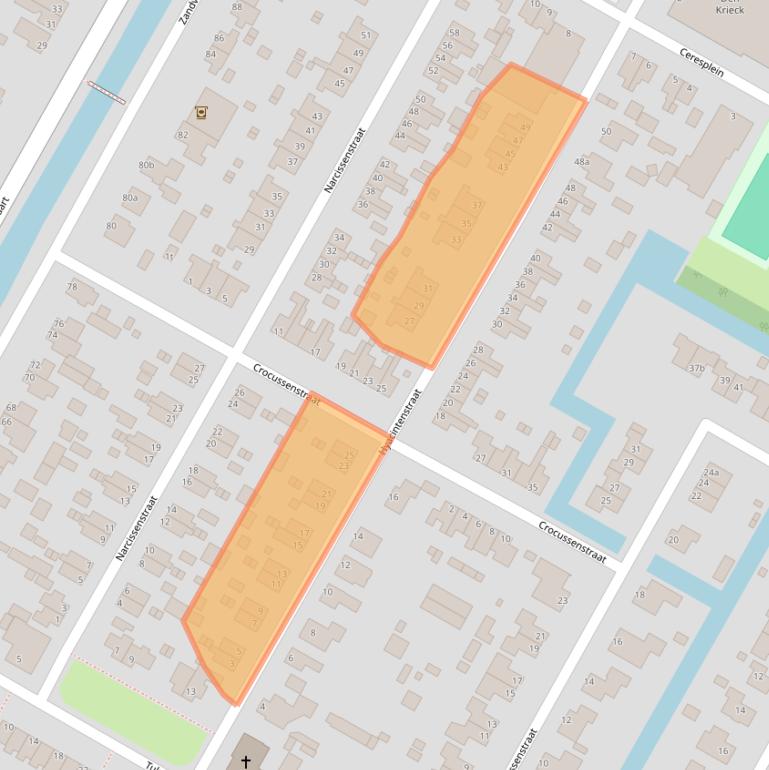 Kaart van postcodegebied 1764HL.