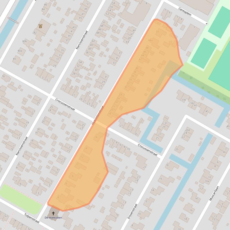 Kaart van postcodegebied 1764HM.