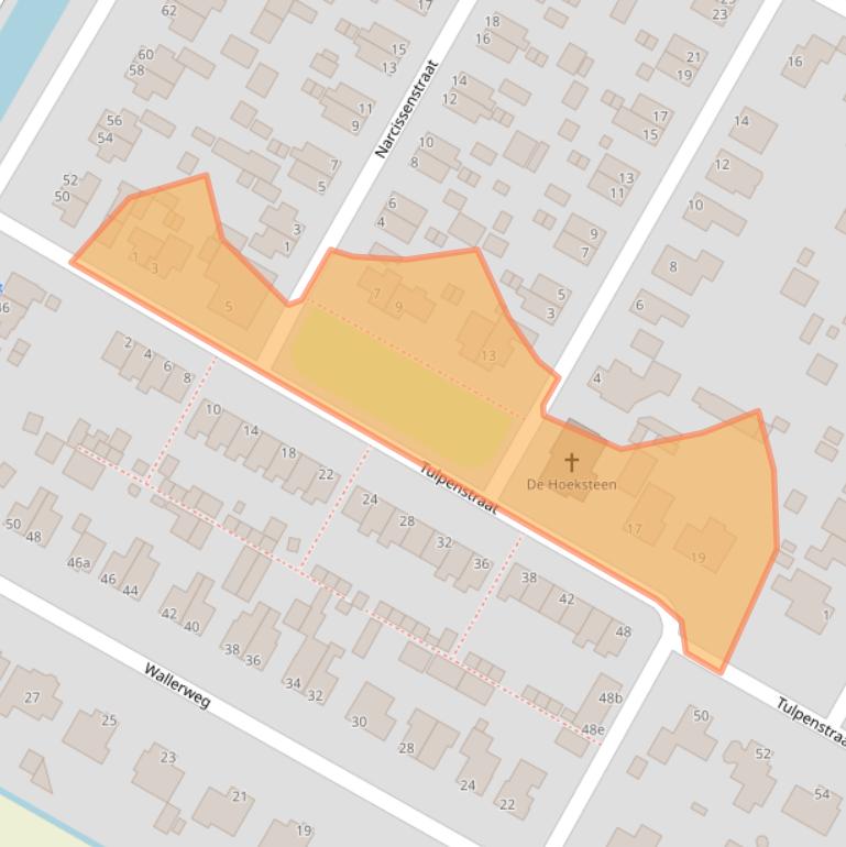 Kaart van postcodegebied 1764HN.