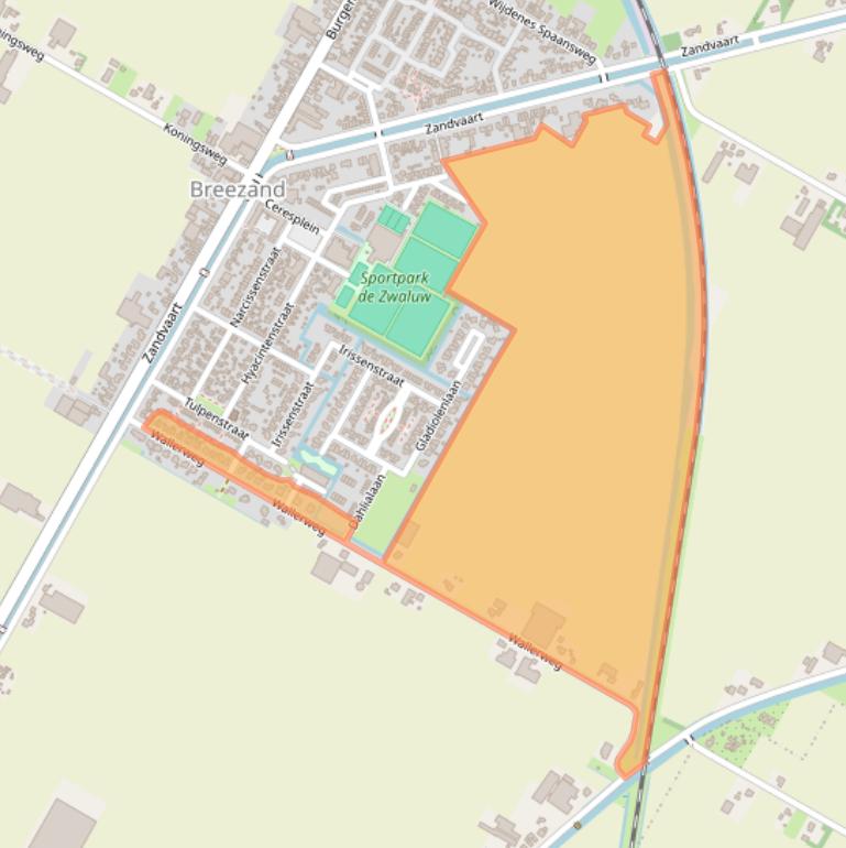 Kaart van postcodegebied 1764HS.