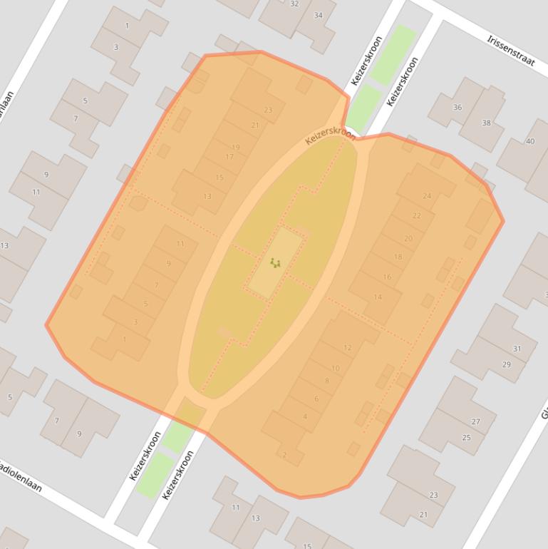 Kaart van postcodegebied 1764HV.
