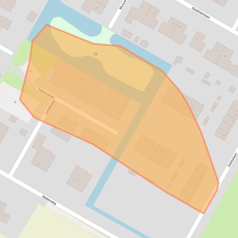 Kaart van postcodegebied 1764JA.