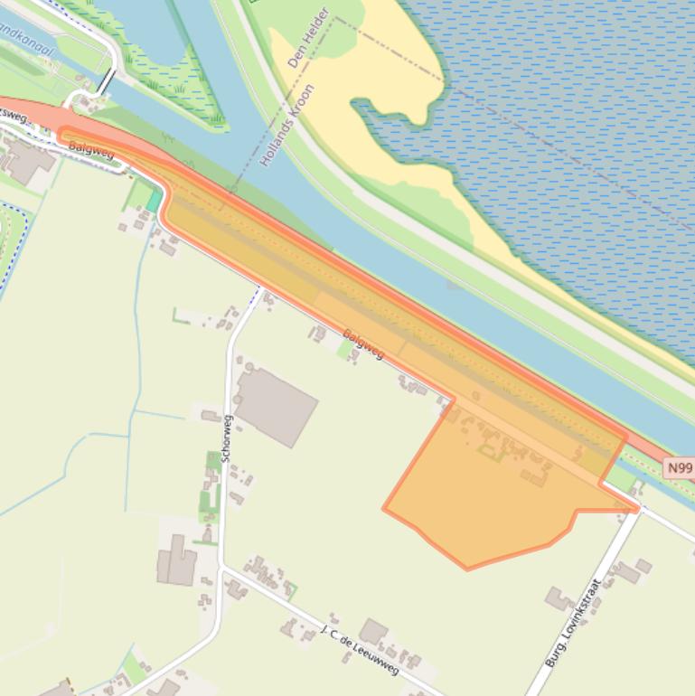 Kaart van postcodegebied 1764KC.