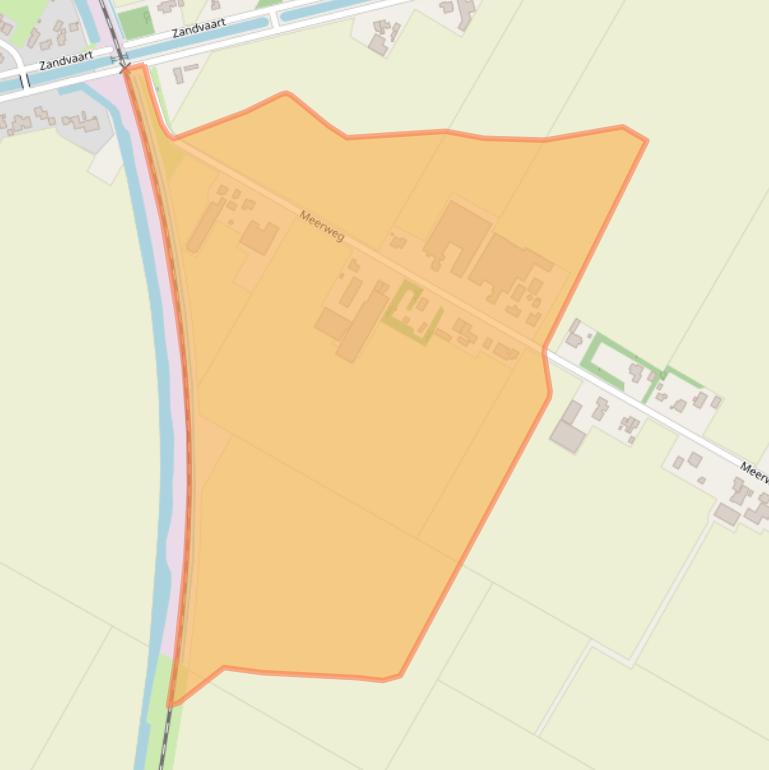 Kaart van postcodegebied 1764KJ.