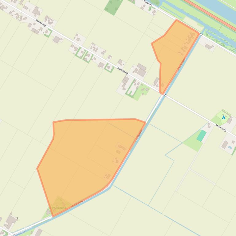 Kaart van postcodegebied 1764KN.