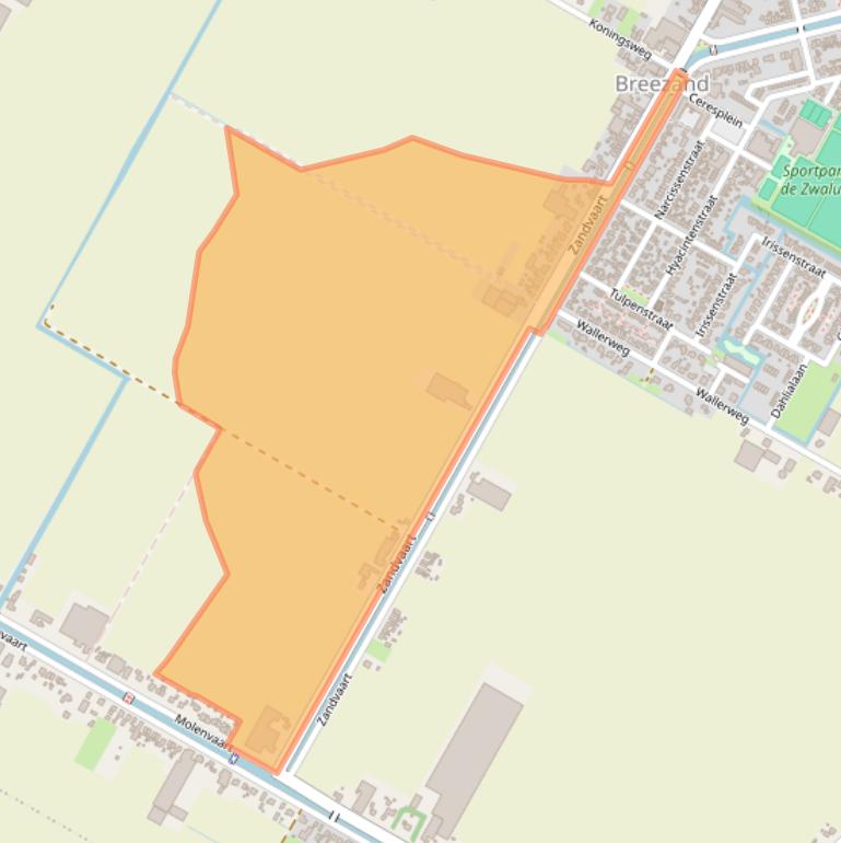 Kaart van postcodegebied 1764NJ.