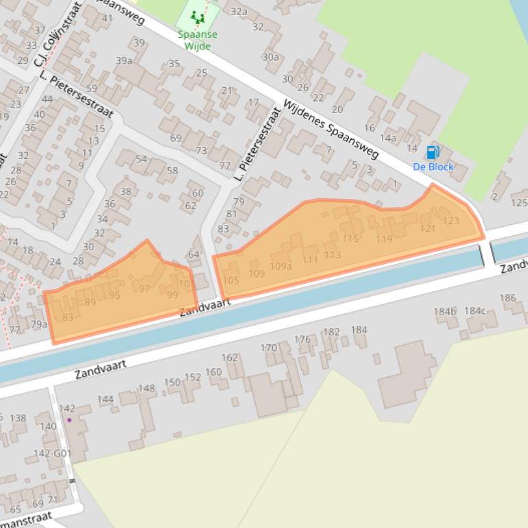 Kaart van postcodegebied 1764NM.