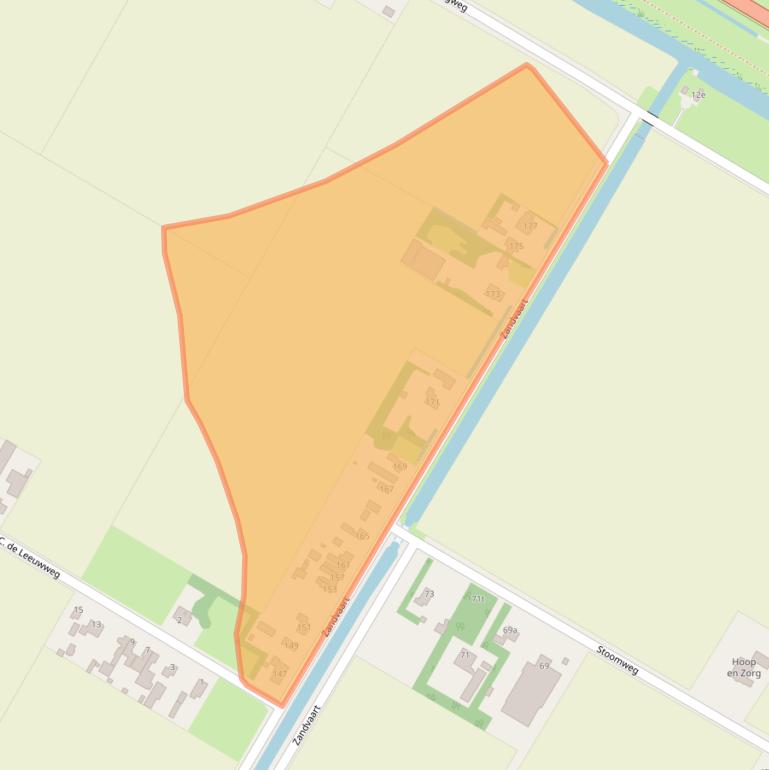 Kaart van postcodegebied 1764NP.