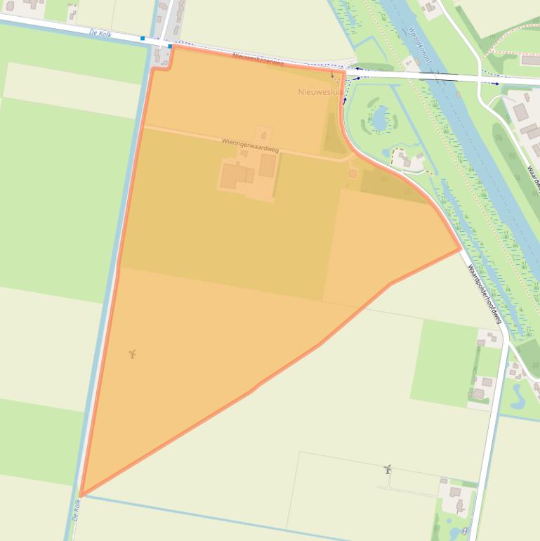 Kaart van postcodegebied 1766EA.