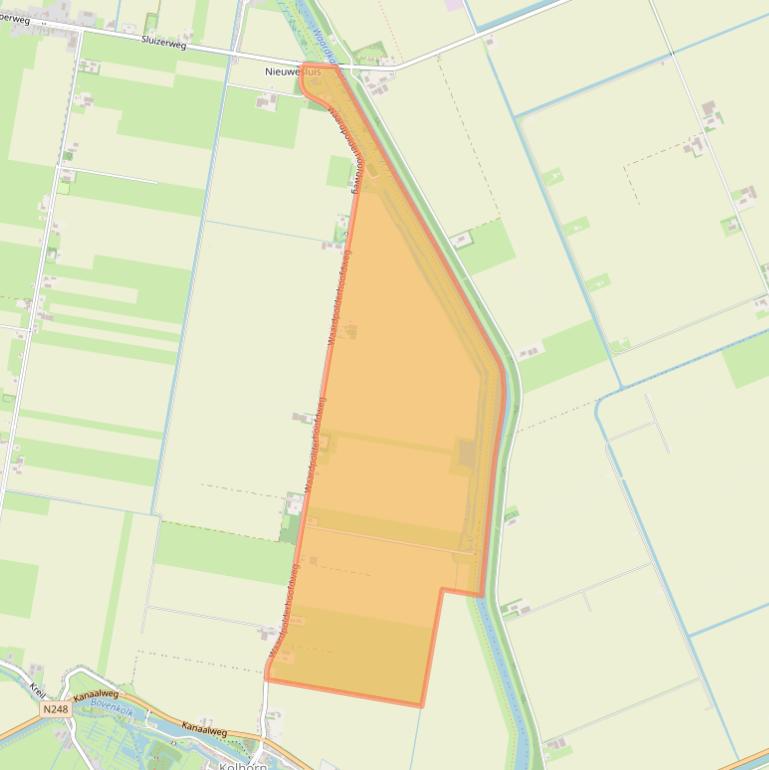 Kaart van postcodegebied 1766EB.