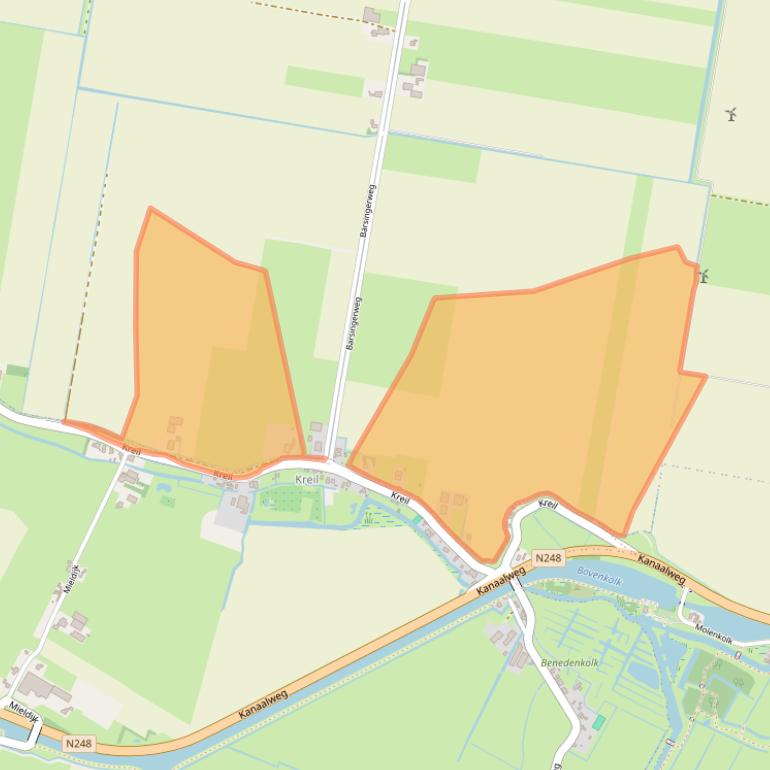 Kaart van postcodegebied 1766ED.