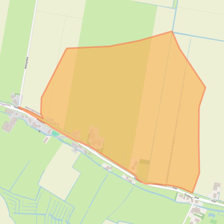 Kaart van postcodegebied 1766EE.