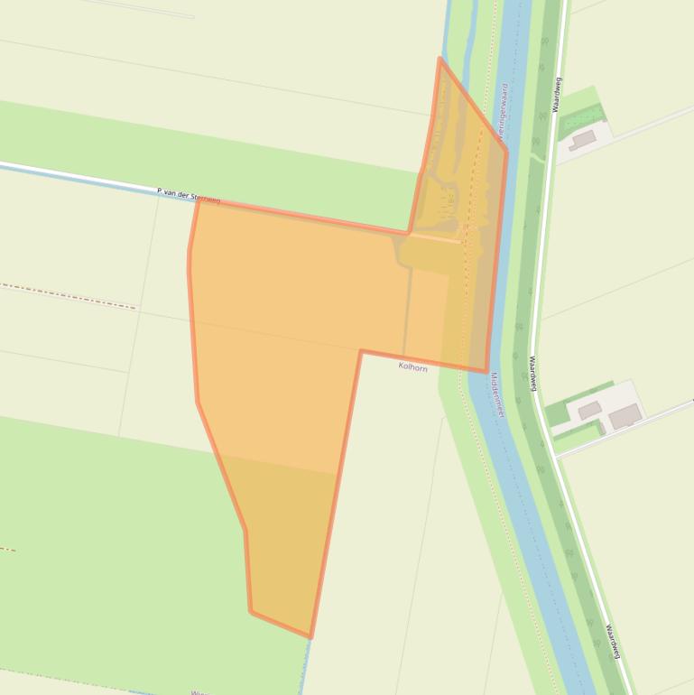 Kaart van postcodegebied 1766EG.