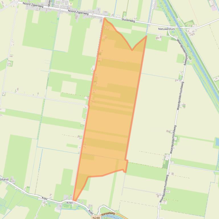 Kaart van postcodegebied 1766GD.