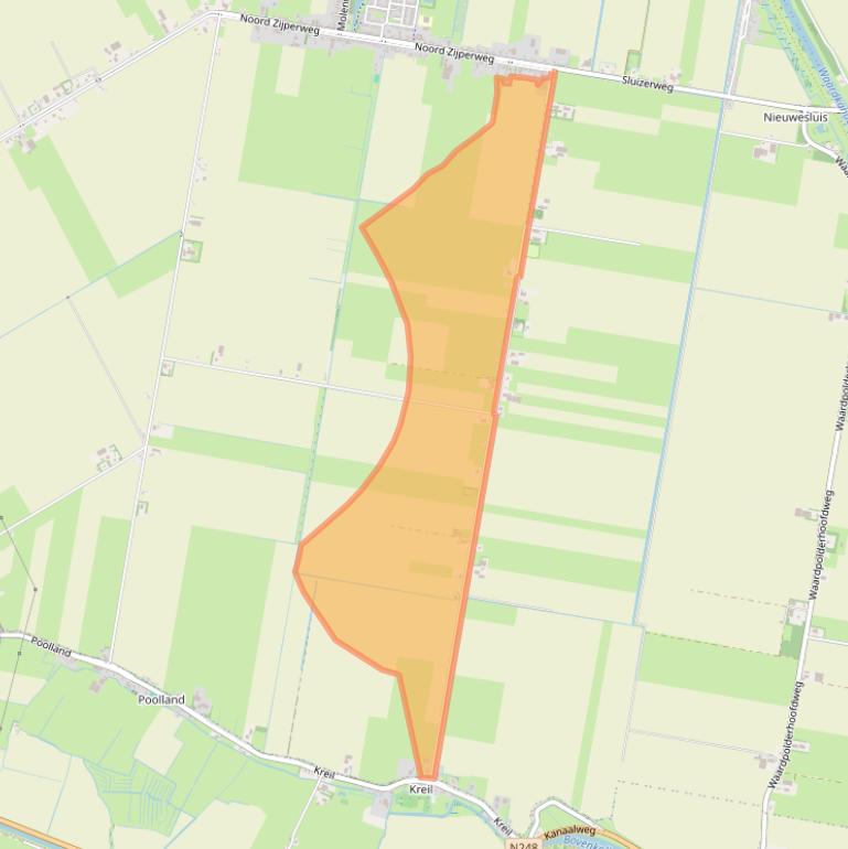 Kaart van postcodegebied 1766GE.