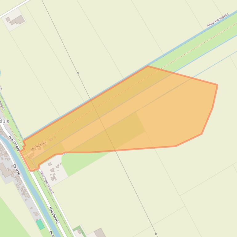 Kaart van postcodegebied 1766GM.