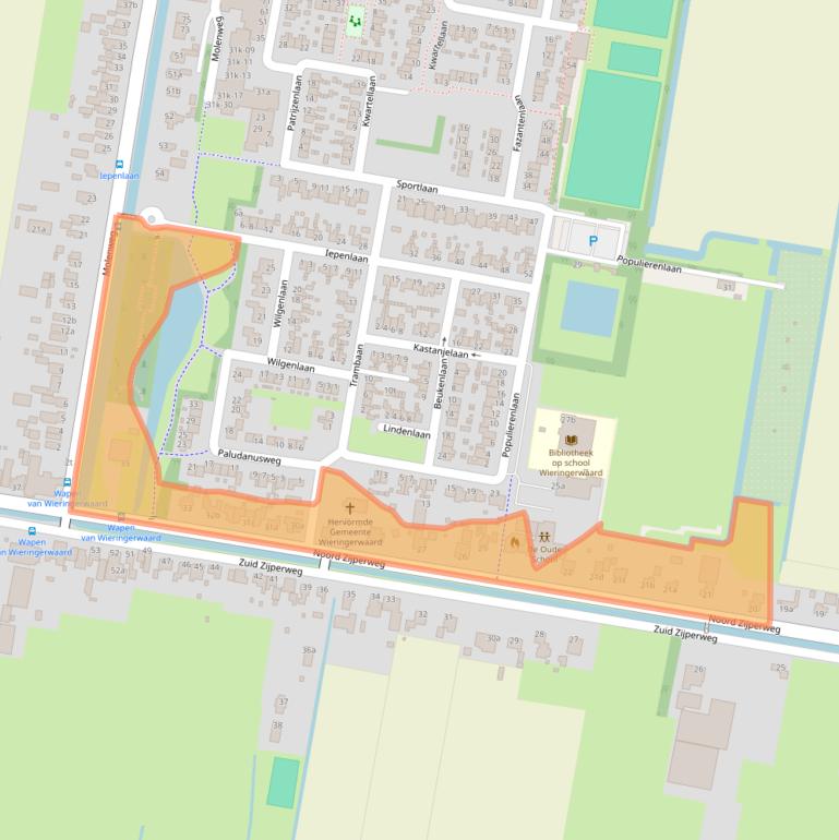 Kaart van postcodegebied 1766HG.