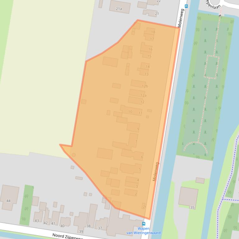 Kaart van postcodegebied 1766HL.