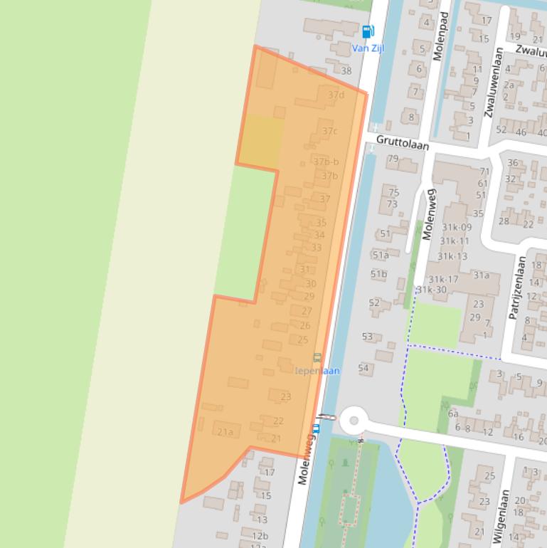 Kaart van postcodegebied 1766HM.