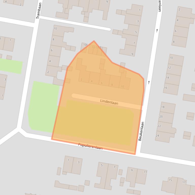 Kaart van postcodegebied 1766JG.