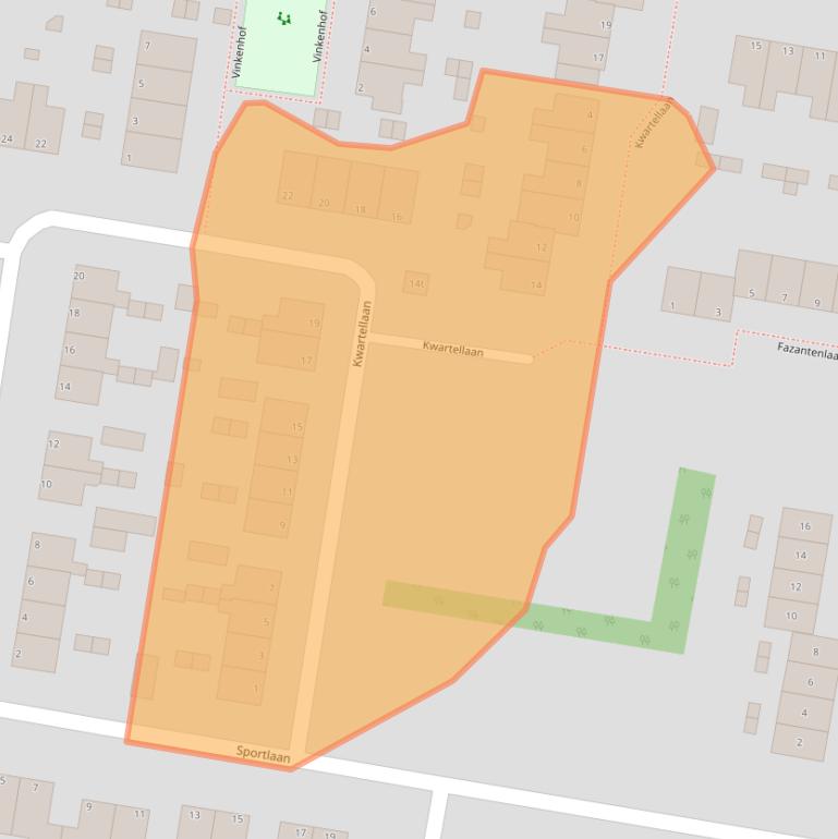 Kaart van postcodegebied 1766JS.