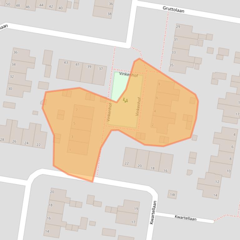 Kaart van postcodegebied 1766KA.