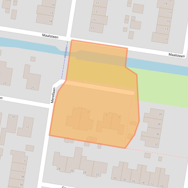 Kaart van postcodegebied 1766KJ.