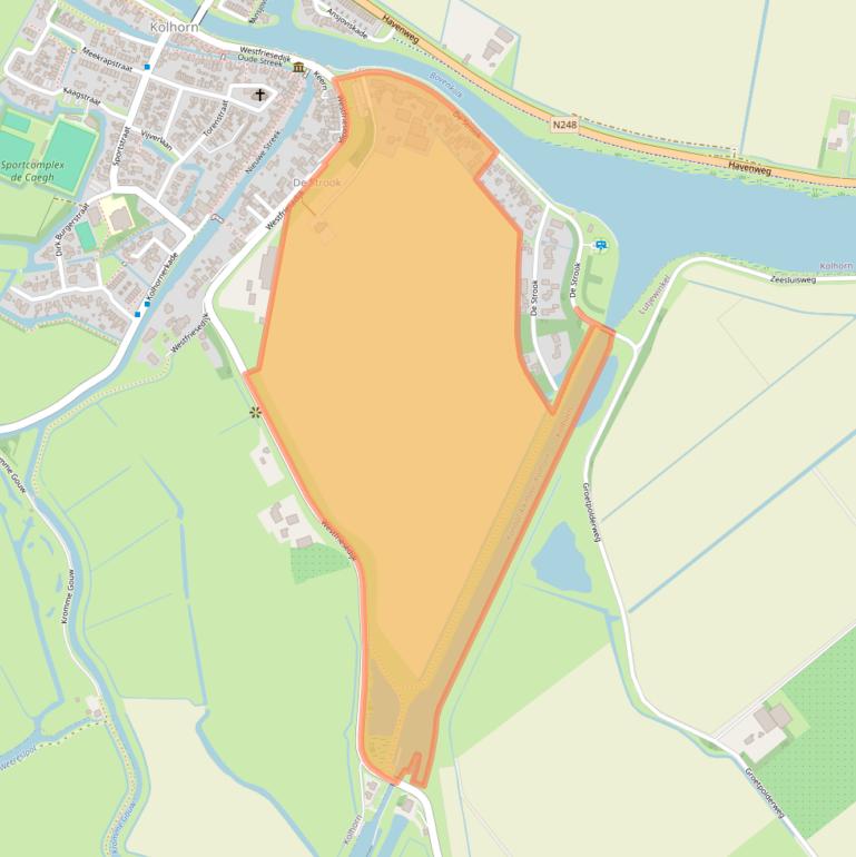 Kaart van postcodegebied 1767BW.