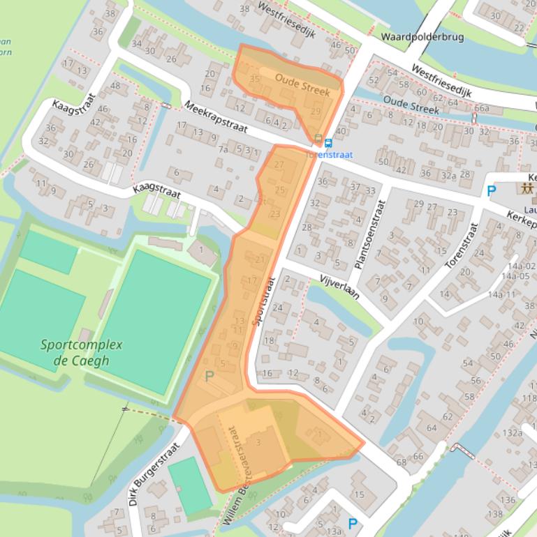 Kaart van postcodegebied 1767CD.